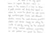 handwritten notes and letter,application
